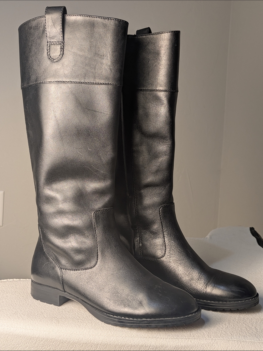 Lauren Ralph Lauren Stara SZ6 Knee-high Riding Boot Leather Equestrian Timeless